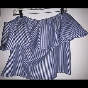 Off the shoulder shirt